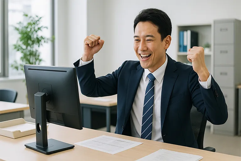 煩わしい手続きを丸投げできました。